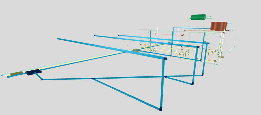 Modelo BIM: instalação hidrossanitária